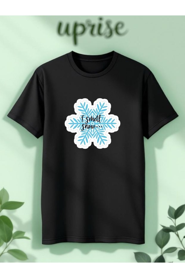 I Smell Snow Gilmore Girls Printed Cotton Oversize T-Shirt