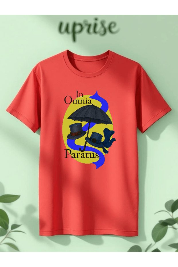 In Omnia Paratus Life and Death Brigade Gilmore Girls Printed Cotton Oversize T-Shirt