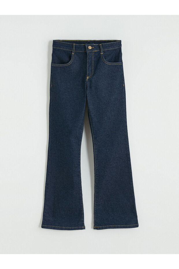 Indigo İ Flared Iz Children's Jean Pants