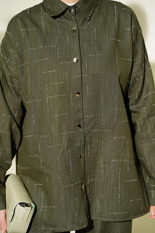 Vertical Mini Stone Double Set - 4