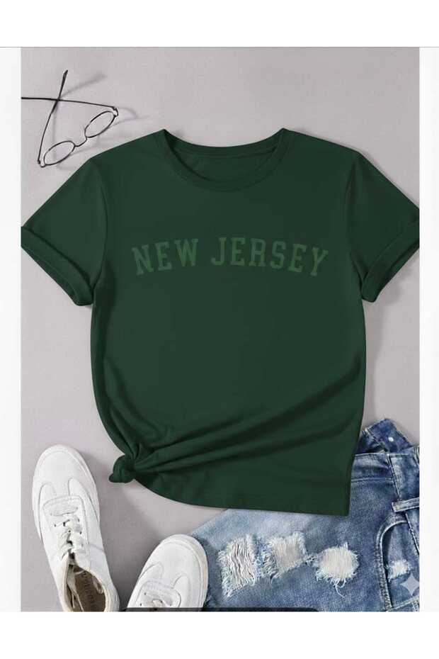 New Jersey Printed Green Unisex T-Shirt
