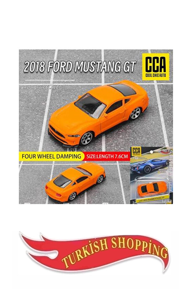 1:64 Scale Metal Suspension 2018 Ford Mustang Gt