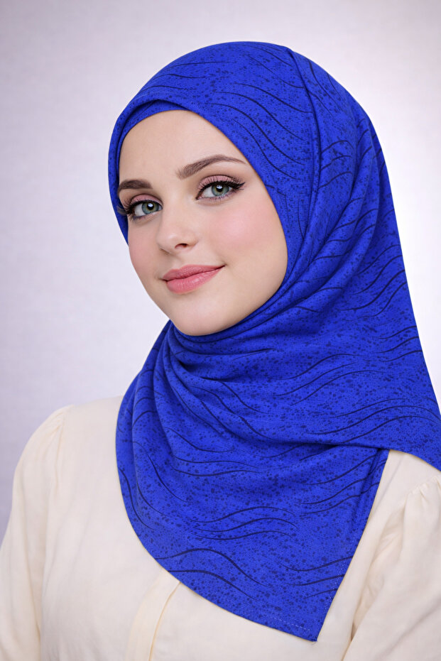 وشاح إنبا ميو جاز (جاز) منقوش 100x100 سم