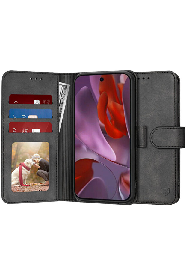 360 Case for Google Pixel 9a Diary Book, Black - 1