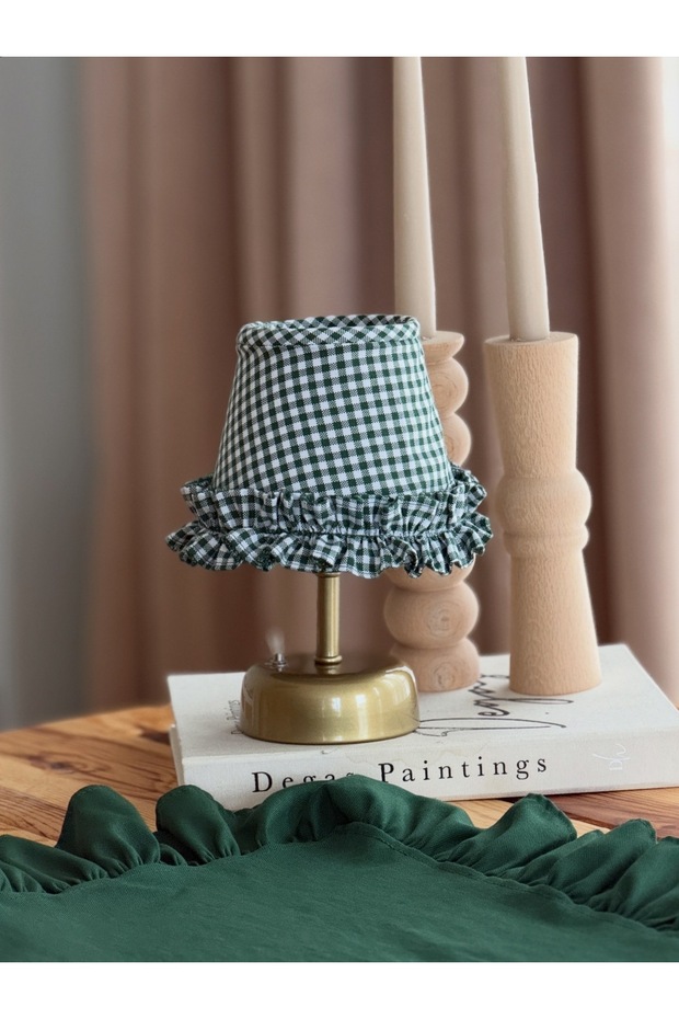 مصباح طاولة لاسلكي من موسسي فيرفال بقاعدة ذهبية عتيقة