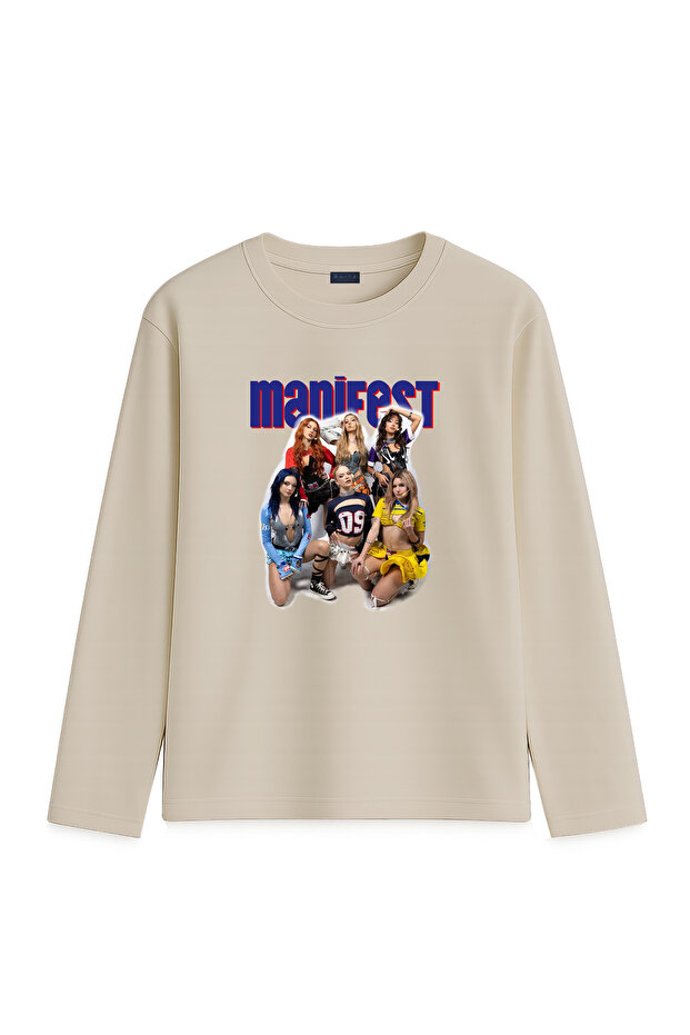 Manifest Group (Bltz21040) Printed Long Sleeve Girls' T-Shirt (Ages 4-13)