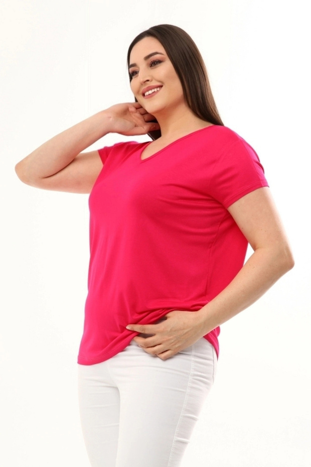 V Yaka Basic Bluz - 2