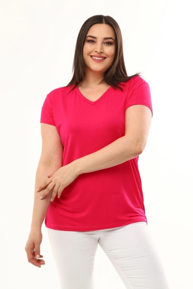 V Yaka Basic Bluz - 1