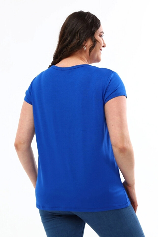 Basic V-Neck Blouse - 3