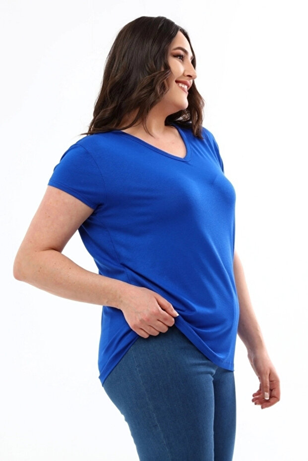 Basic V-Neck Blouse - 5