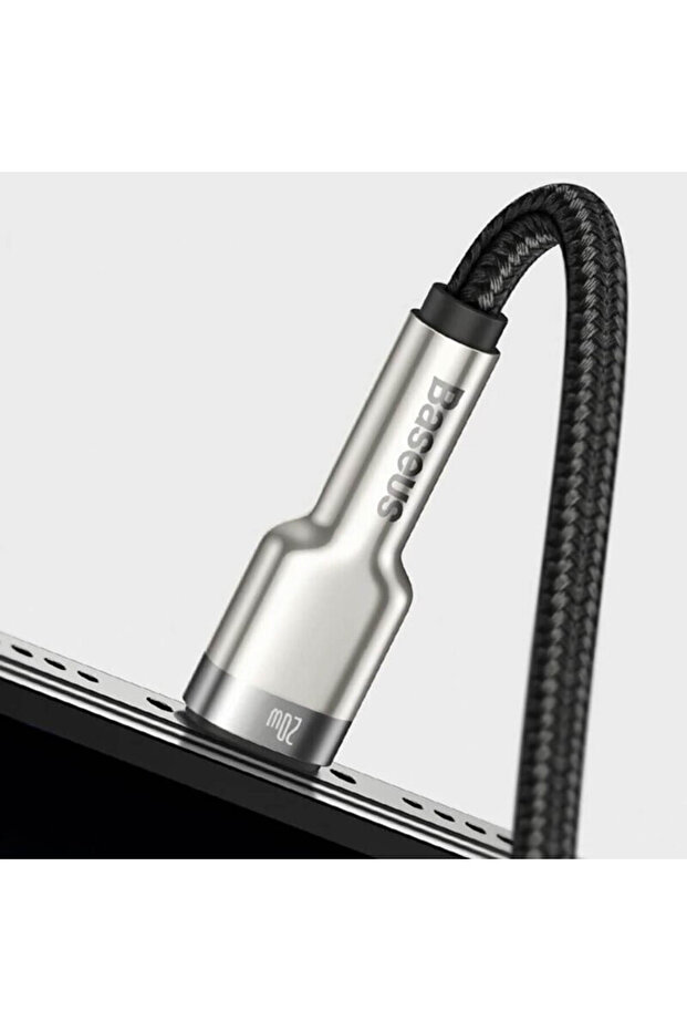 Type-C to Lightning Data Cable Baseus, 20W, 1m, Black - 2