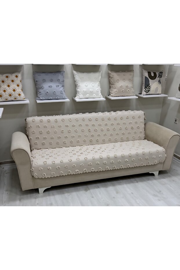 Orginal Chenille Hayal Bearded Bohemian 2 Pieces 180*220 cm Sofa Cover