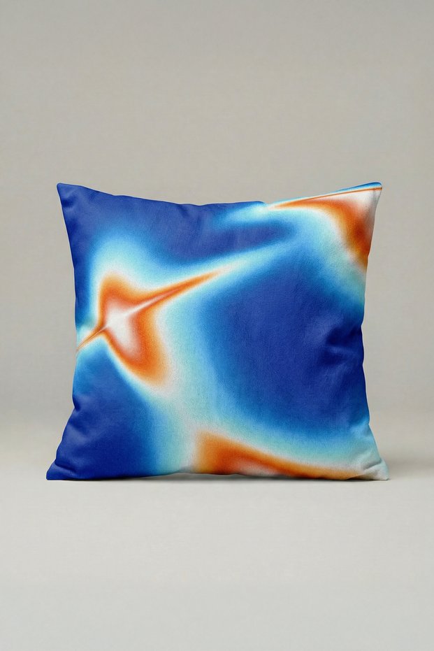 Abstract Color Transitioning Modern Decorative Throw Pillow Cover 058 – Artistic Design Pillowcase 45X45 cm