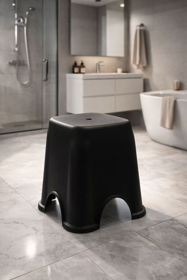 Specially Designed High Bathing Stool for Knee Discomfort