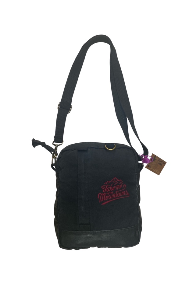 Vintage Small Casual Unisex Daily Crossbody Messenger Bag S Size 25Cmx19Cm