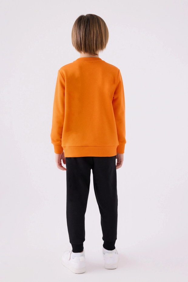 Boy's tracksuit - orange - 5