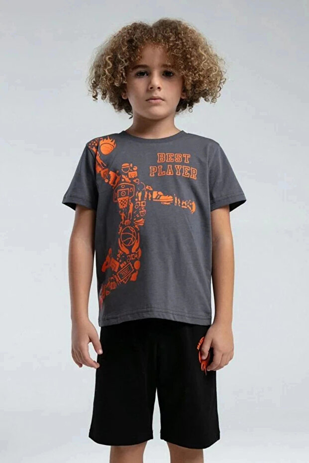 DEČAČKI BERMUDSKI SET - DIMLJEN - 4