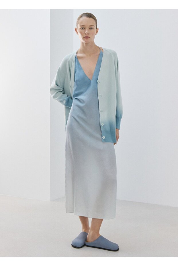 %100 pamuklu degrade ceket - 2