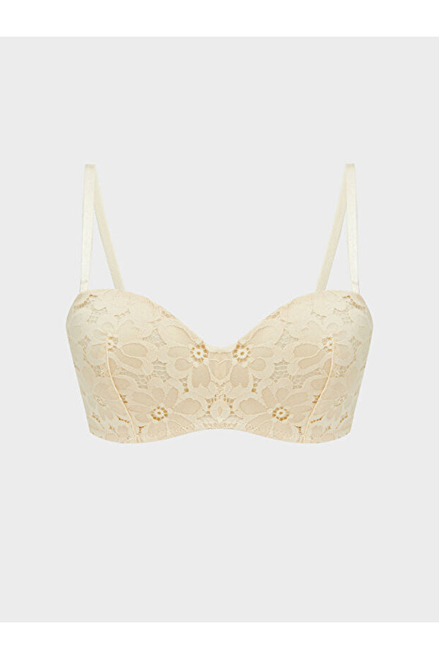 Esvab • Modern & Distinctive Underwire Unpadded Lace Strapless Bra
