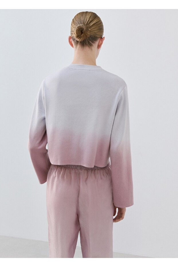 %100 pamuklu degrade ceket - 4