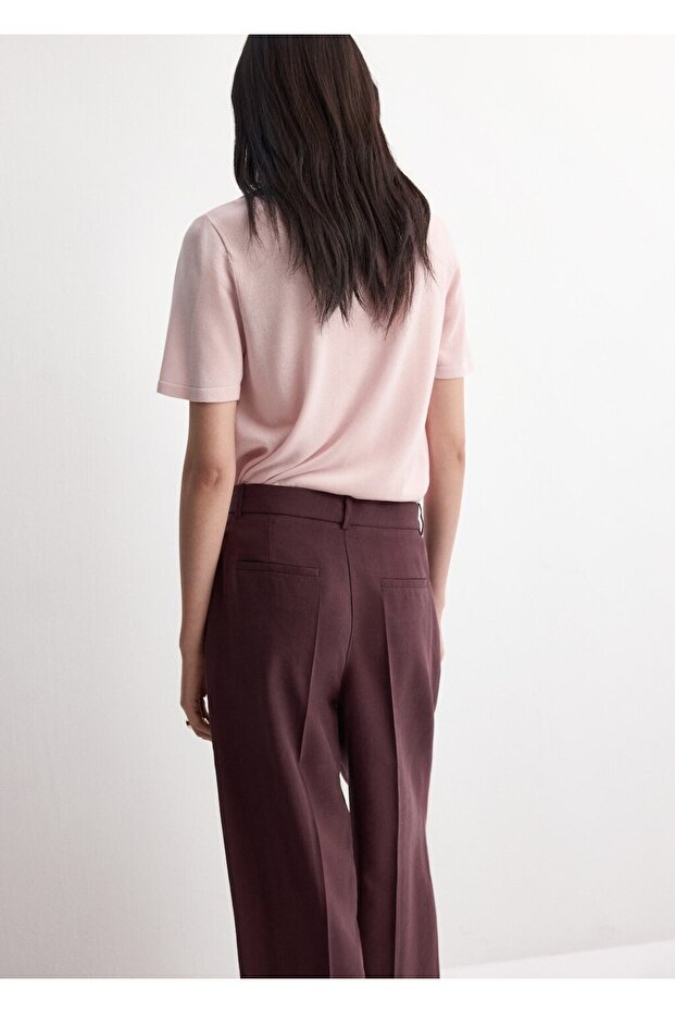 Kısa kollu triko tişört - 4