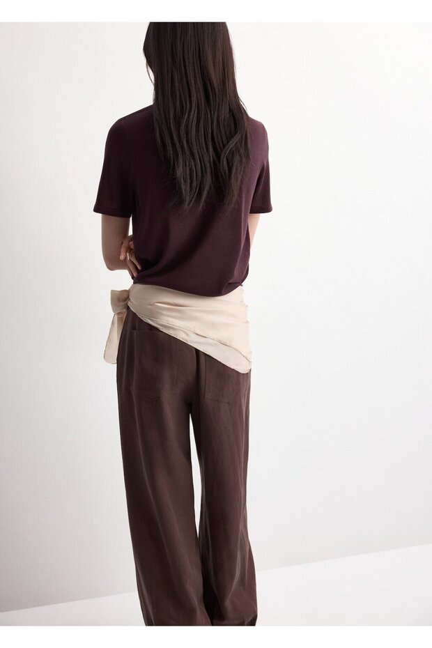 Kısa kollu triko tişört - 4