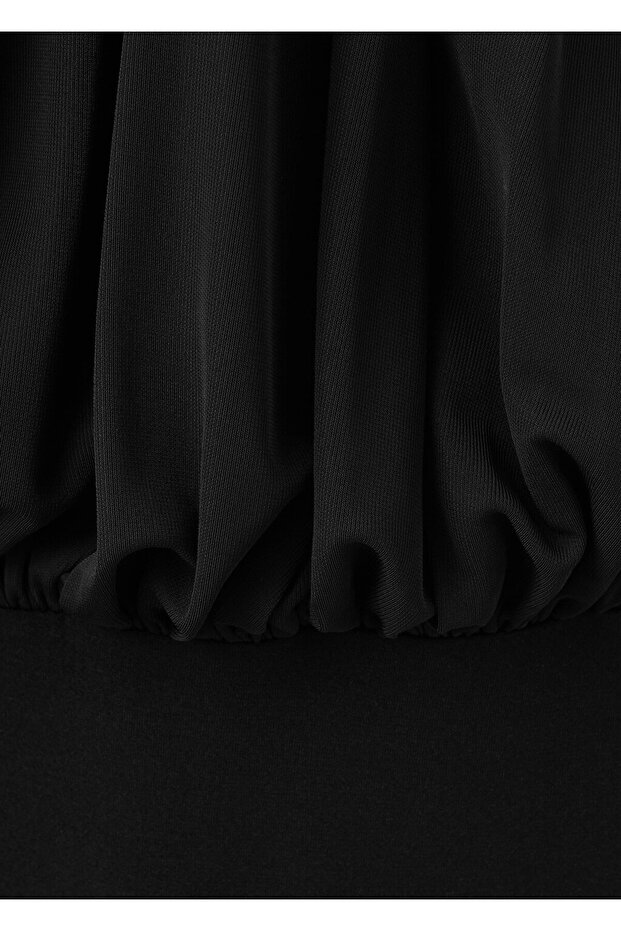 Balon etkili halter yaka body - 3