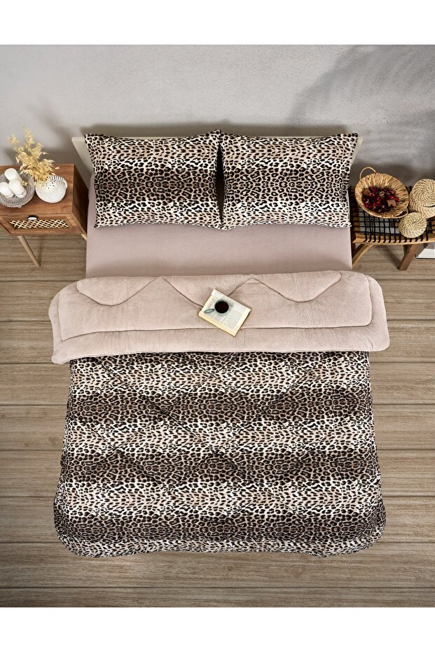 Premium Double-Sided Welsoft Quilt Set with Special Bag, Double Size 50X70, 2 Pillowcases
