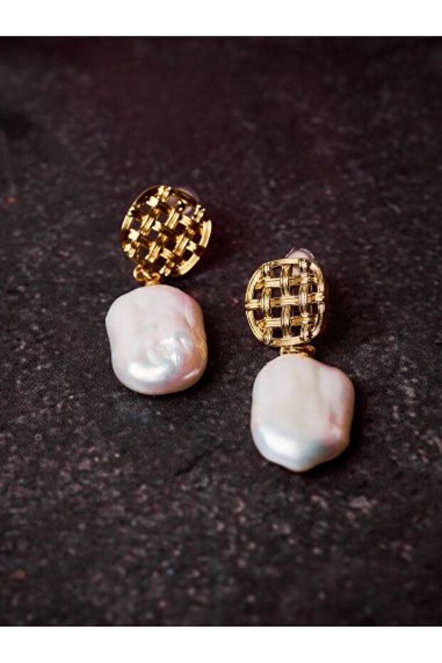 Cercei perle square - 3