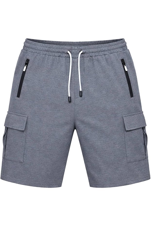 Large Size Combed Cotton Shorts with Cargo Pockets (Extra Comfortable Fit)