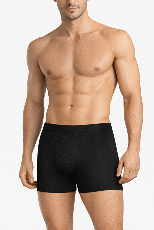 Men's Boxer Breathable Boxer 96% Bamboo 4% Lycra Comfortable Cut Premium 3-Piece Set