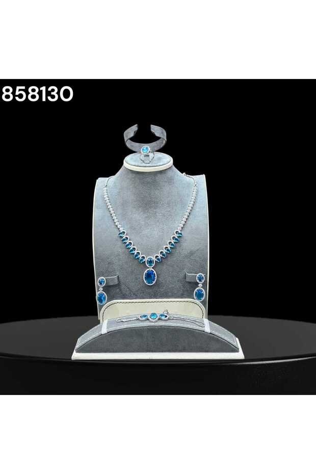 طقم إكسسوارات مجوهرات نسائية مذهل