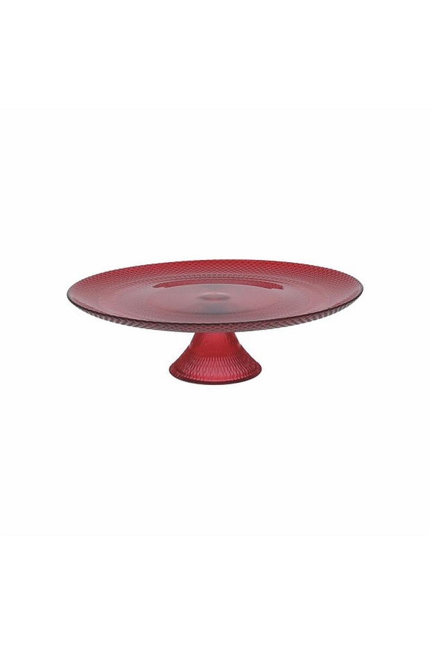 Natale Glass Cake Stand 21 cm – Elegant Festive Serving Stand