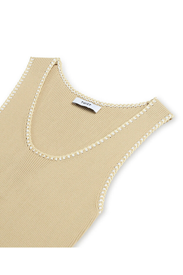 KONTRAST DİKİŞLİ TRİKO - 4