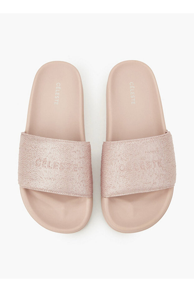 Women Glitter Detail Slides