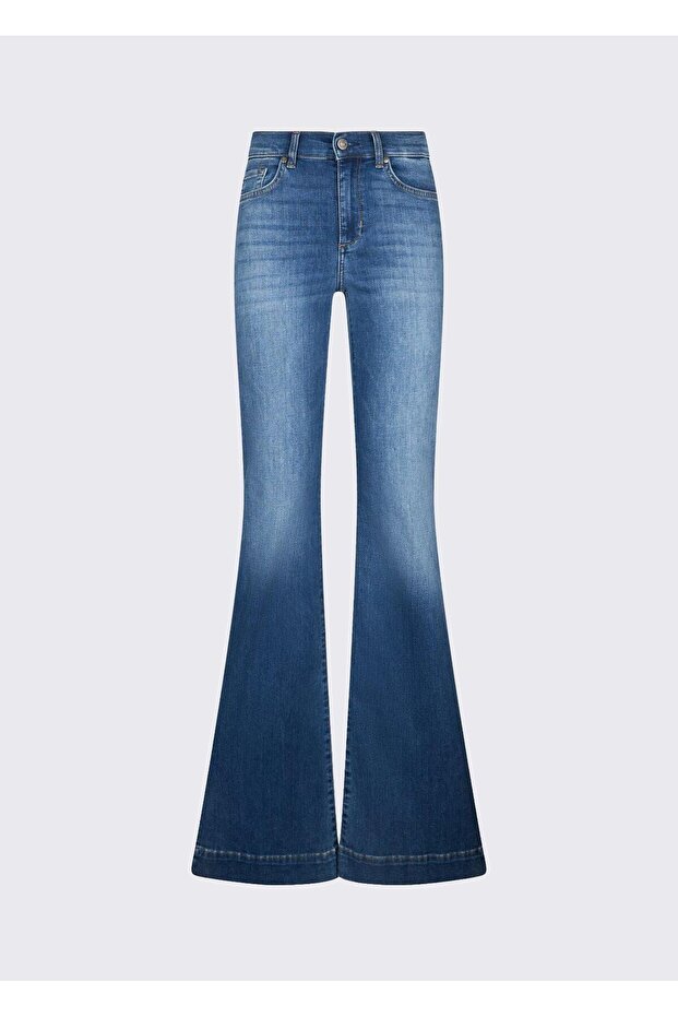 Yüksek Bel Bootcut Jean - 5