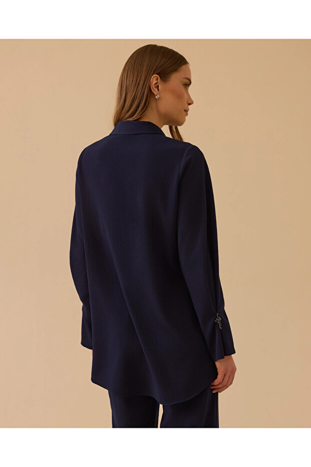 Taş Detaylı Gömlek - 3