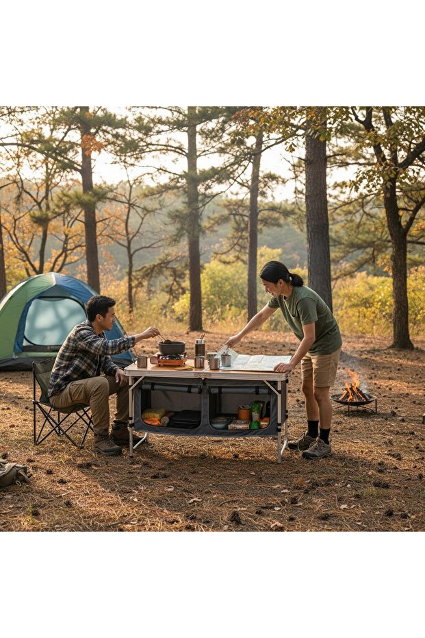 Nova Katlanır Kamp Masası - 5