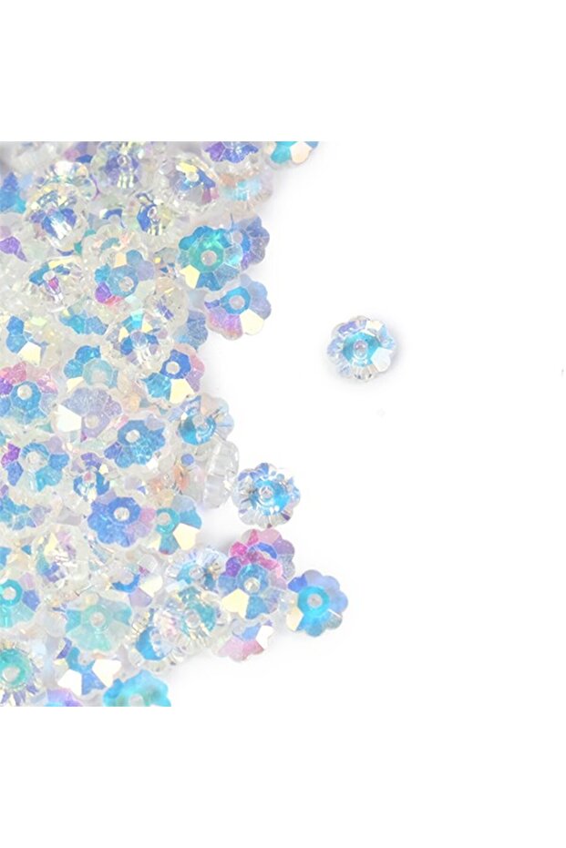 Daisy Flower Crystal Beads
