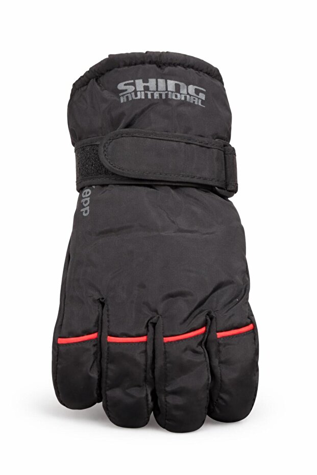 Çocuk Kar Eldiveni - Siyah - 1