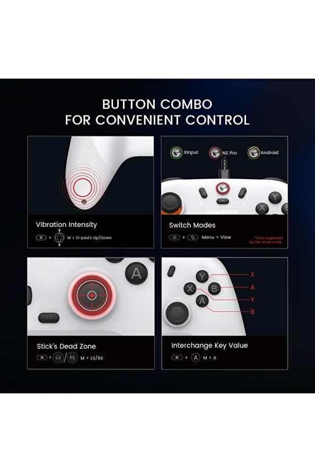 GameSir Nova Lite 2.4g Wireless Controller for Windows PC, iPhone, Android, Switch & Steam Deck, Blu - 6