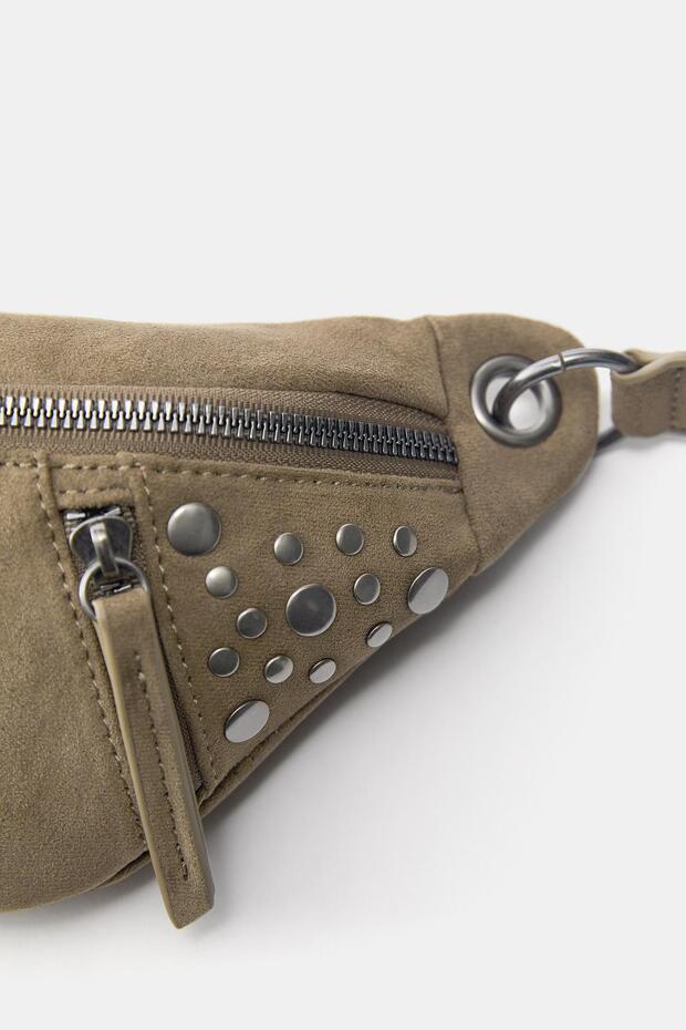 Zımbalı bel çantası - 5
