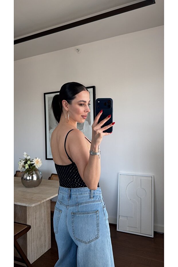 TAŞ İŞLEMELİ BODYSUİT - 4