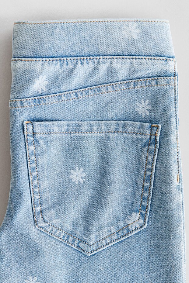 Kot Görünümlü İspanyol Paça Jegging - 2