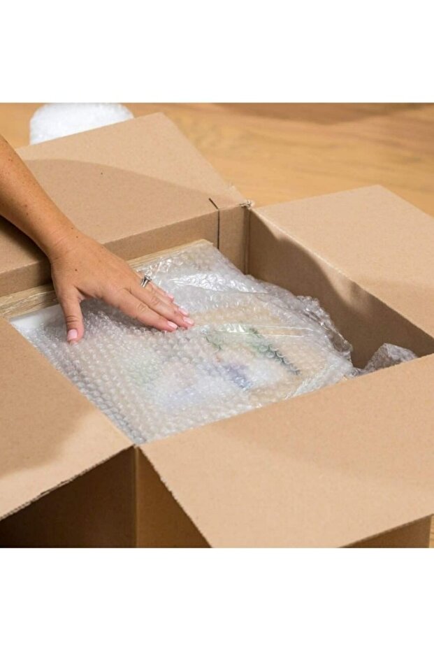 لفة لفّ فقاعي 25 متر × 50 سم - مادة تغليف خفيف - 5