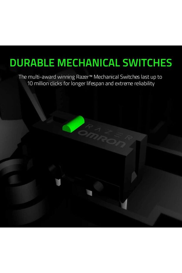 ماوس الألعاب Razer DeathAdder Essential: مستشعر بصري بدقة 6400 نقطة في البوصة، 5 أزرار قابلة للبرمجة، ميكانيكي - 2