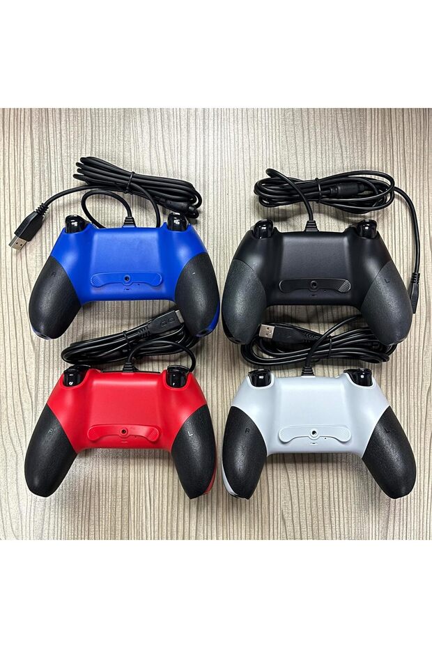 وحدة تحكم بأسلاك من GAMFAMI لجهاز بلاي ستيشن 4 مزودة بأزرار برمجة متقدمة وخاصية الاهتزاز المزدوج - 4