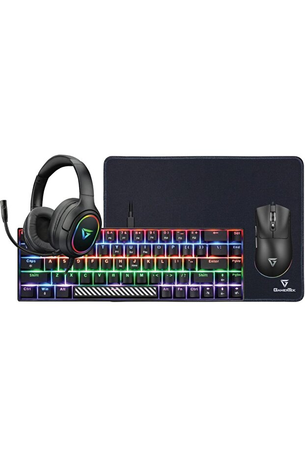 حزمة ألعاب GamerTek Power Pack V2 - أسود - 1