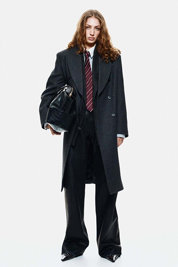 معطف من مزيج الصوف - 1