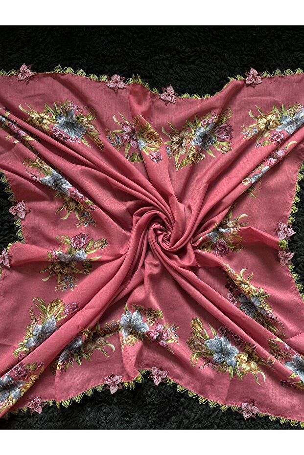 Needle Embroidered Scarf/Yemeni/Textile/Cloth